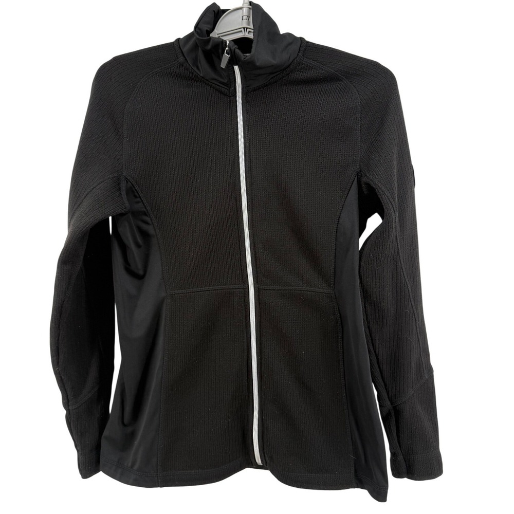 Swix Womens Medium Black Full Zip Running Jacket Athletic